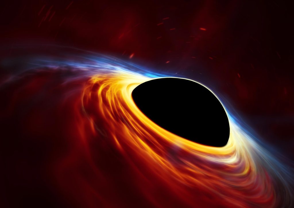 Supermassive black hole torn apart star scaled.jpg