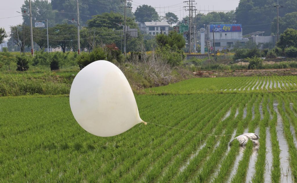 Sister of North Korean leader Kim hints at resuming flying trash balloons toward South Korea 1cf95a388cc72b51ebf93e6b686e86fd.jpeg
