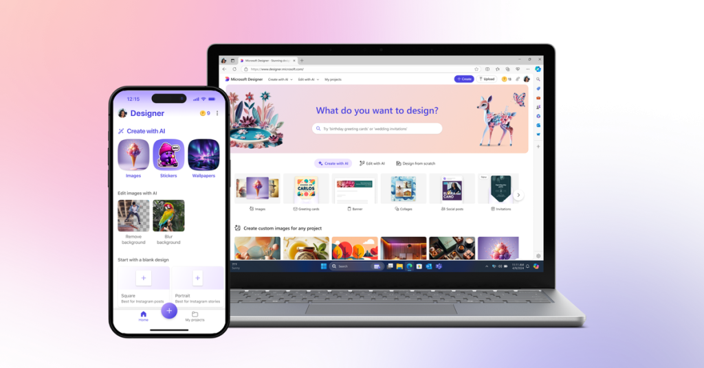 Designer Homepage Desktop Mobile.png
