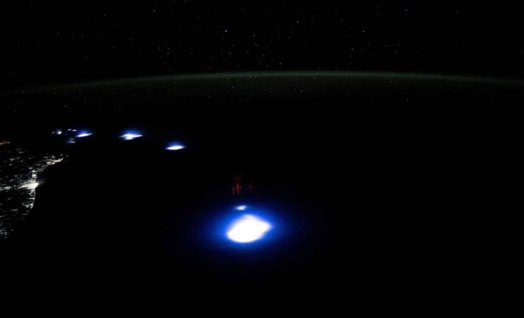 Nasa Astronaut Documents Mysterious Red Sprites Over Thunderstorms.jpg
