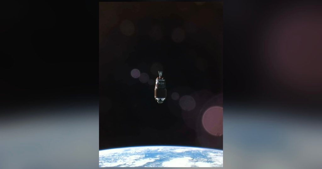 Space Junk Removal Company Snaps Beautiful Photo Of Discarded Rocket.jpg