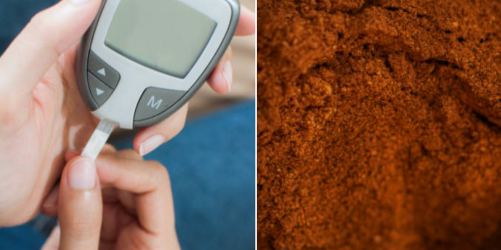 Composite Image Of A Diabetes Test And Cinnamon Spice.png