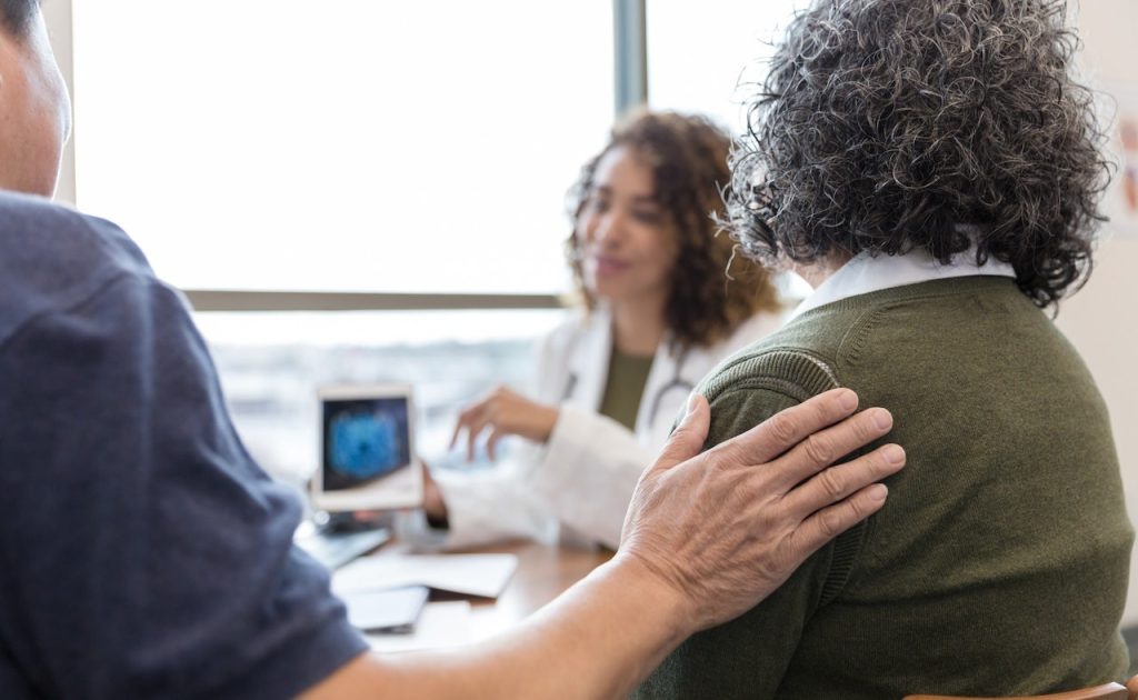 New study reveals promising new Alzheimer’s therapy based on stem cells Couple At Neurologist.jpg