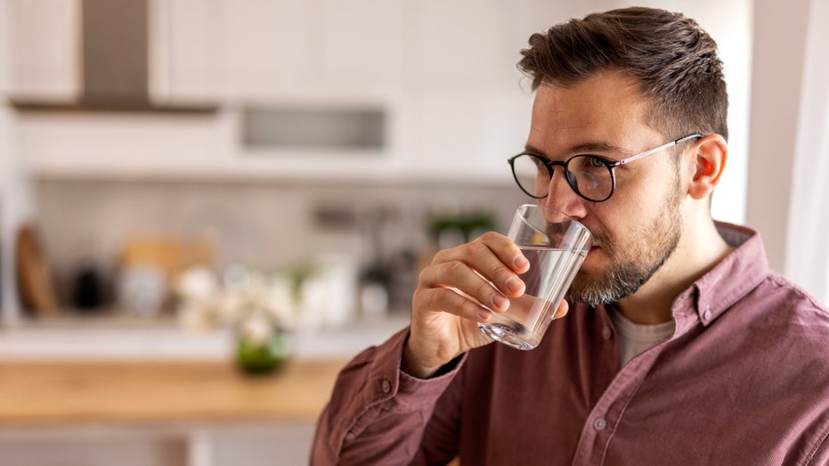 Wearable hydration monitor could help prevent heatstroke, scientists say F217d532 man drinking water.jpg