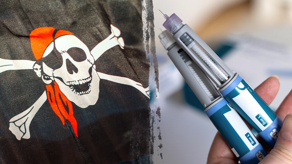 Popular weight-loss drugs linked to rare 'pirate disease,' researchers warn Pirates flag weight loss injection.jpg